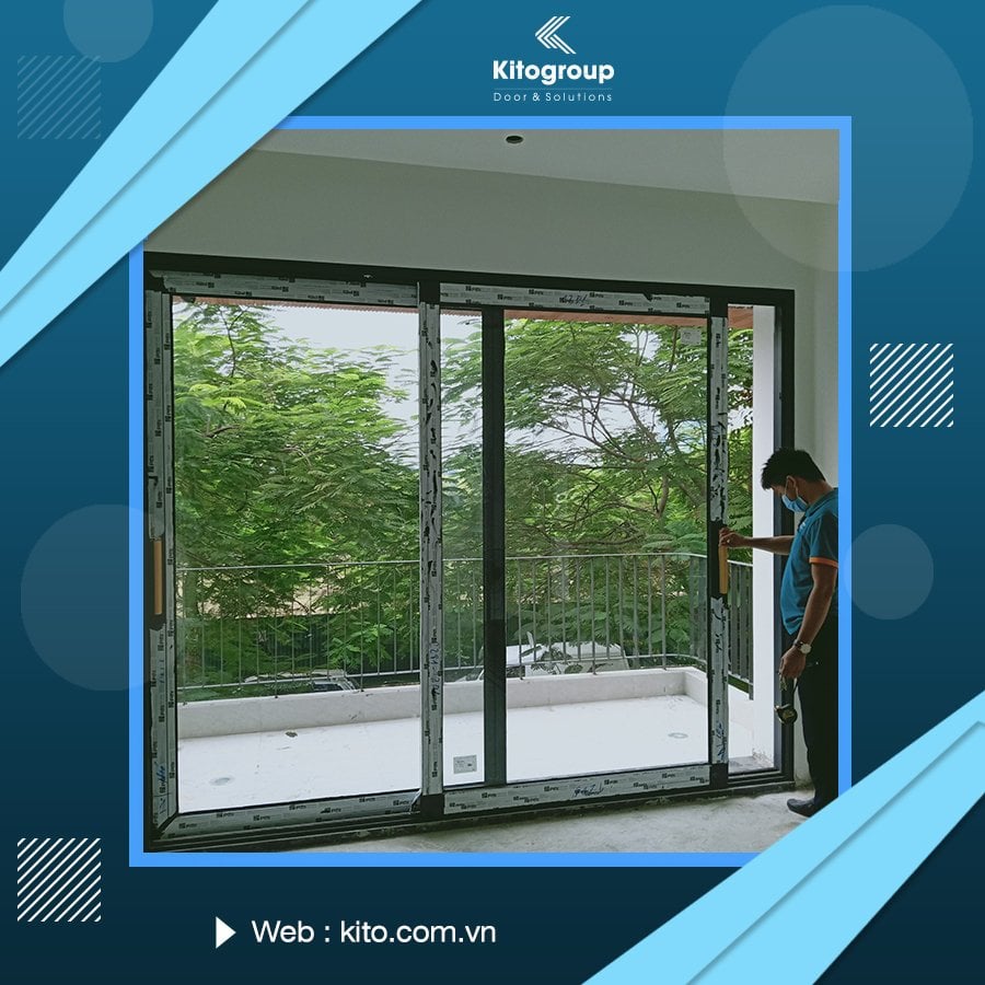 Cửa đi mở trượt PMI
