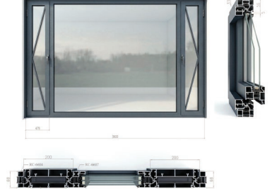 Hệ Cửa nhôm Gemwindow Legacy Model L - Ve66 - In
