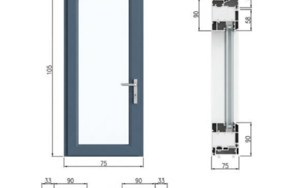 Hệ Cửa nhôm Gemwindow Imperial Model I - Dw65-In